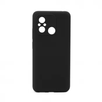 Connect Xiaomi Redmi 12C premium kwaliteit soft touch silicone hoesje zwart