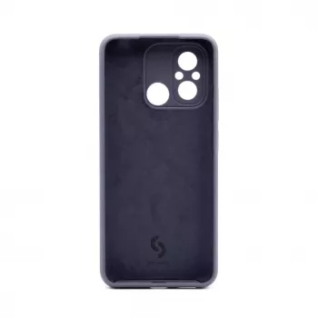 Connect Xiaomi Redmi 12C premium kwaliteit soft touch silicone hoesje middernachtblauw