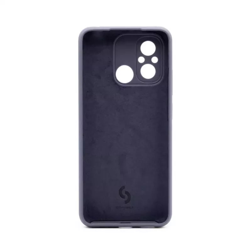 Connect Xiaomi Redmi 12C premium kwaliteit soft touch silicone hoesje middernachtblauw