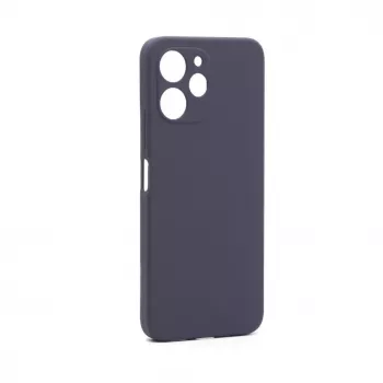 Connect Xiaomi Redmi 12 / Redmi 12 5G premium kwaliteit soft touch silicone hoesje middernachtblauw