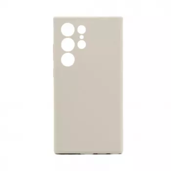 Connect Samsung Galaxy S24 Ultra Premium Quality Magnetic Soft Touch Silicone Case Grijs