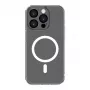 Connect Apple iPhone 15 Pro Max Clear Case met magneet- en camerabescherming Transparant
