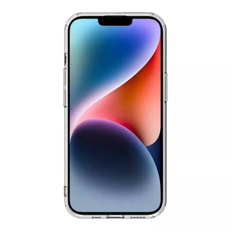Connect Apple iPhone 14 Clear Case met magneet en camerabescherming Transparant