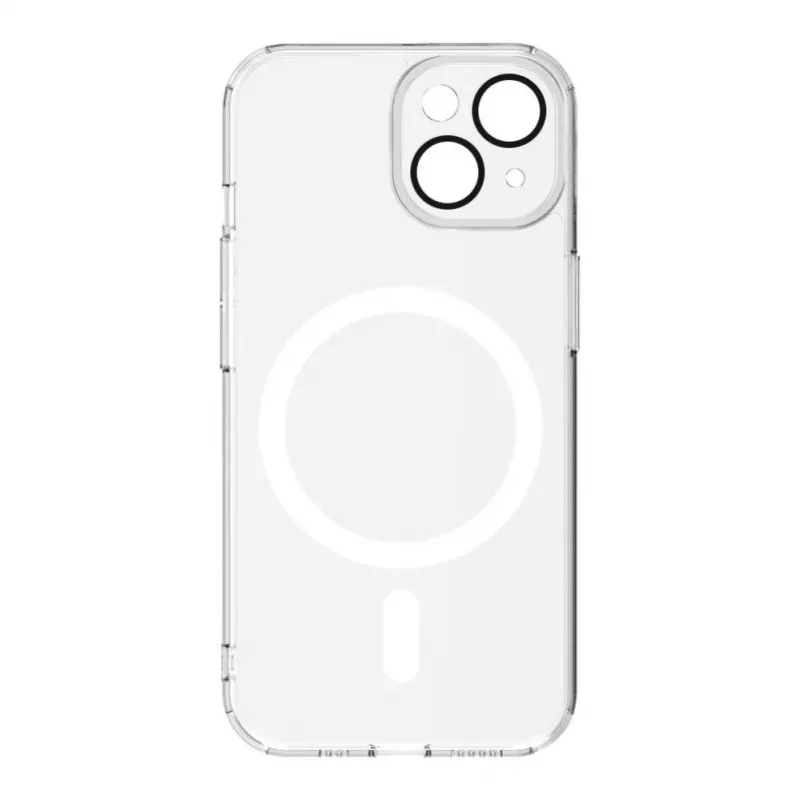 Connect Apple iPhone 14 Clear Case met magneet en camerabescherming Transparant