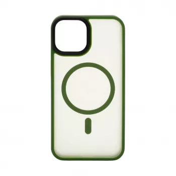 Connect Apple iPhone 13 Pro Max Hybrid Case met magneet PC+TPU Groen