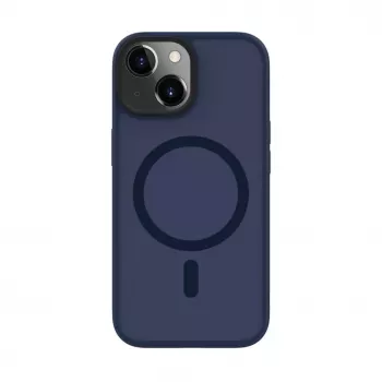 Connect Apple iPhone 14 Hybrid Case met magneet PC+TPU Blauw