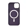 Connect Apple iPhone 14 Hybrid Case met magnetische PC+TPU Diep paars