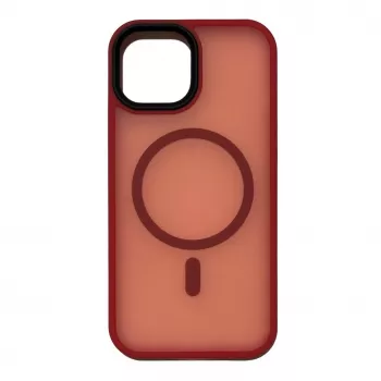Connect Apple iPhone 15 hybride hoesje met magneet PC+TPU rood