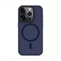 Connect Apple iPhone 15 Pro hybride hoesje met magneet, PC+TPU, blauw