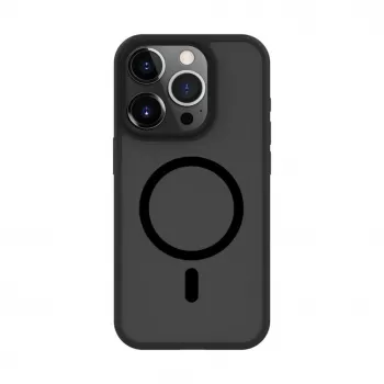 Connect Apple iPhone 15 Pro Max hybride hoesje met magneet, PC+TPU, zwart