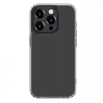 Connect Apple iPhone 15 Pro militaire schokbestendige siliconen hoesje transparant