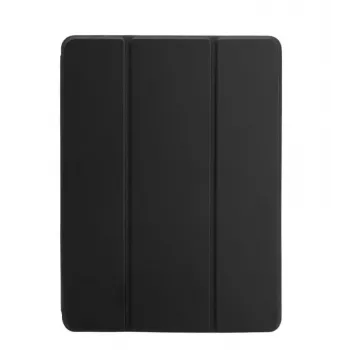 Connect Galaxy Tab A8 10.5 tablet hoesje met imitatie-microvezel binnenkant zwart