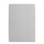 Connect Samsung Galaxy Tab A9 folio hoesje met microvezel binnenvoering zilver