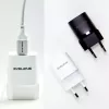 Evelatus USB-A en USB-C 30W Max EU-oplader zwart