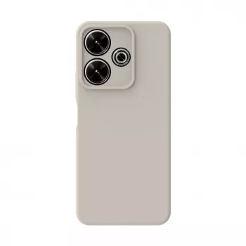 Connect Xiaomi Redmi Note 13 4G Premium Quality Soft Touch Siliconen Hoesje Zilver