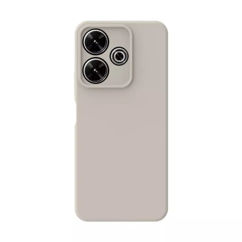 Connect Xiaomi Redmi Note 13 4G Premium Quality Soft Touch Siliconen Hoesje Zilver