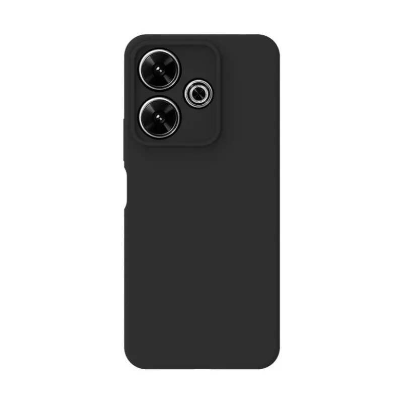 Connect Xiaomi Poco X6 Pro Premium Quality Soft Touch Siliconen Hoesje Zwart