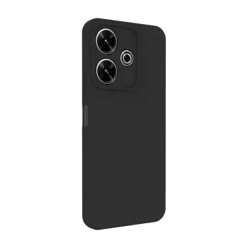 Connect Xiaomi Poco M6 Premium Quality Soft Touch Siliconen Hoesje Zwart