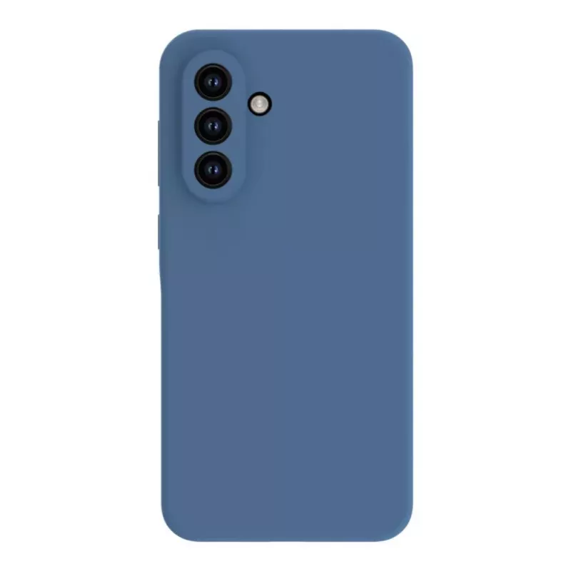 Connect Samsung Galaxy A35 5G Premium Quality Soft Touch Siliconen Hoesje Middernachtblauw