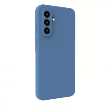 Connect Samsung Galaxy A35 5G Premium Quality Soft Touch Siliconen Hoesje Middernachtblauw