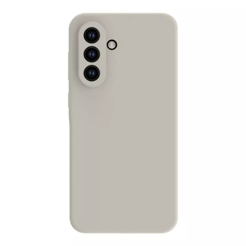 Connect Samsung Galaxy A55 5G Premium Quality Soft Touch Siliconen Hoesje Zilver