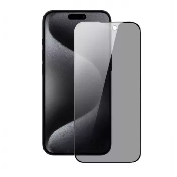 iLike Xiaomi Redmi Note 13 Pro 4G / Poco M6 Pro Privacy 2.5D Silk Full Cover Japan Glue Anti-statisch Super Sterk Zwart