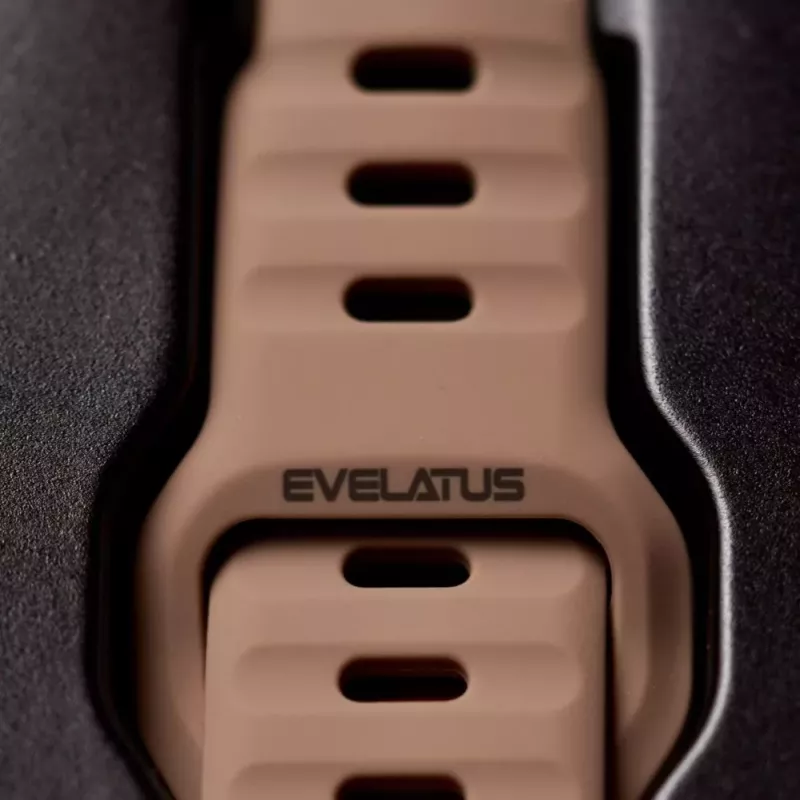 Evelatus Watch 42/44/45 sport siliconen loop donkerblauw