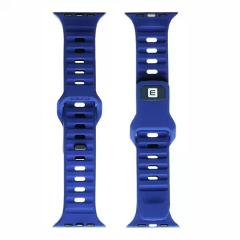 Evelatus Apple Watch 38/40/41mm sport siliconen loop donkerblauw