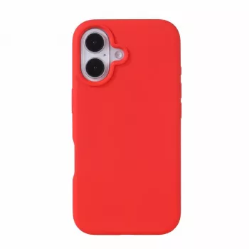 Evelatus Apple iPhone 16 Premium MagSafe Soft Touch Siliconen Hoesje Rood