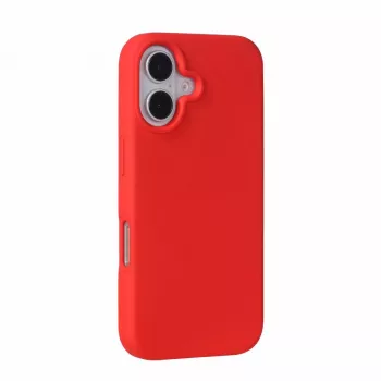 Evelatus Apple iPhone 16 Premium MagSafe Soft Touch Siliconen Hoesje Rood