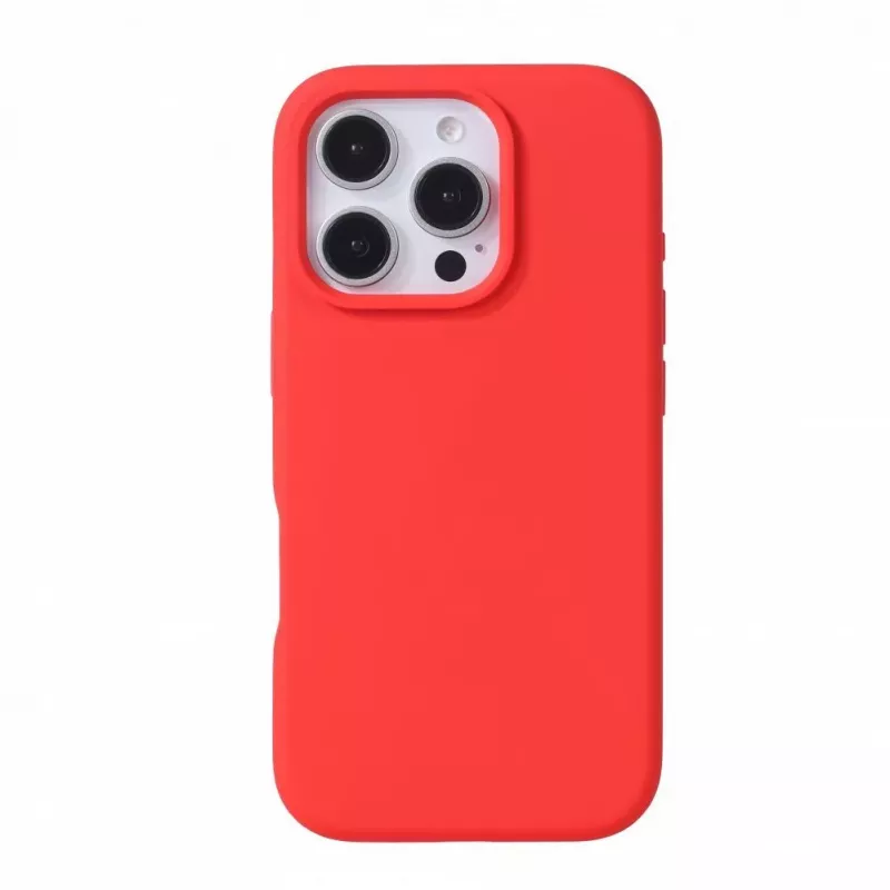 Evelatus Apple iPhone 16 Pro Max Premium MagSafe Soft Touch Siliconen Hoesje Rood
