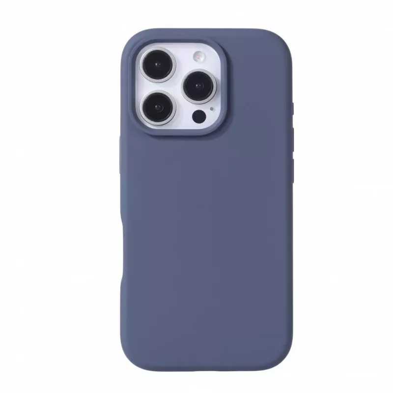 Evelatus Apple iPhone 16 Pro Max Premium MagSafe Soft Touch Siliconen Hoesje Middernachtblauw