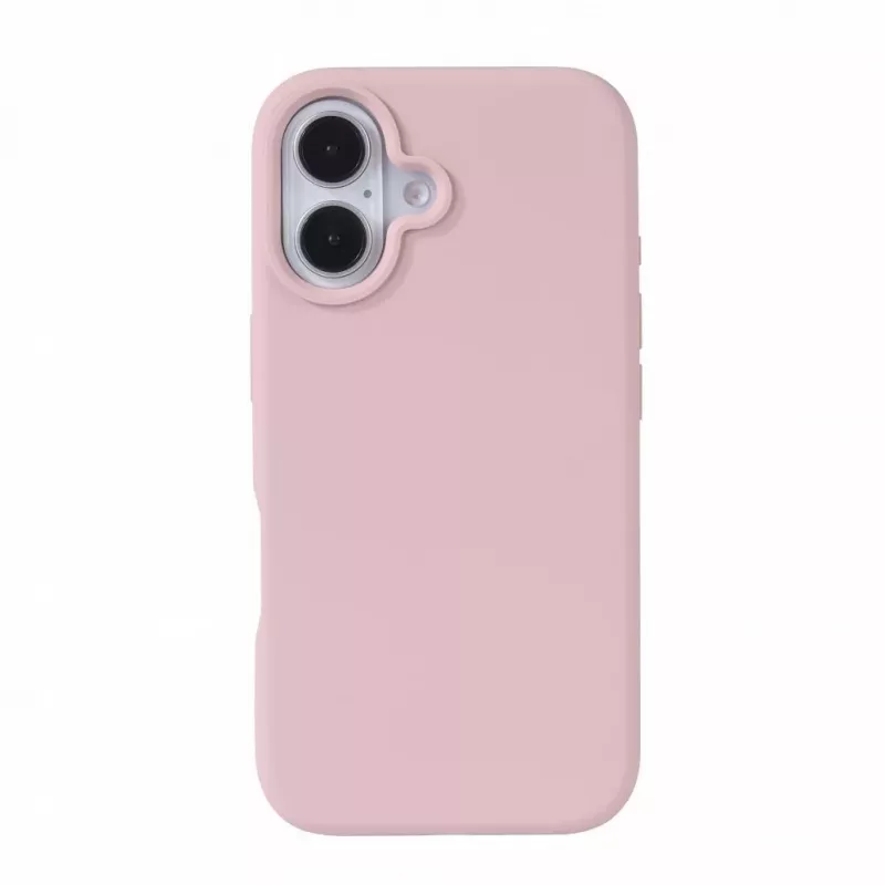 Evelatus Apple iPhone 16 Premium MagSafe Soft Touch Siliconen Hoesje Roze Zand