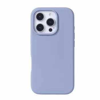 Evelatus Apple iPhone 16 Pro Max Premium MagSafe Soft Touch Siliconen Hoesje Lavendelgrijs