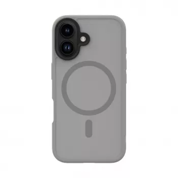 Evelatus Apple iPhone 16 Hybrid Case met MagSafe PC+TPU Zilver