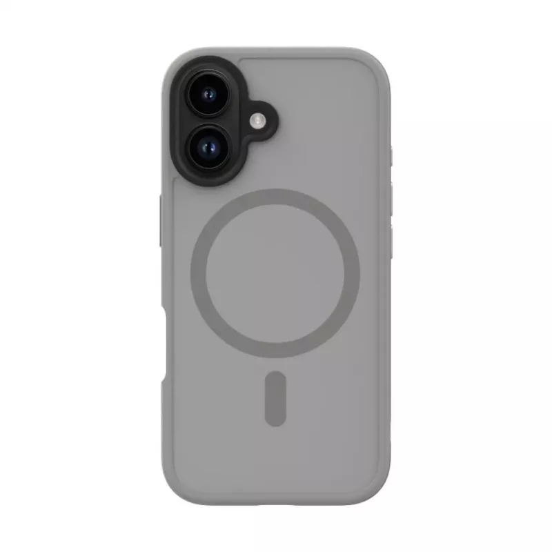 Evelatus Apple iPhone 16 Hybrid Case met MagSafe PC+TPU Zilver