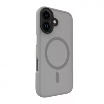 Evelatus Apple iPhone 16 Hybrid Case met MagSafe PC+TPU Zilver