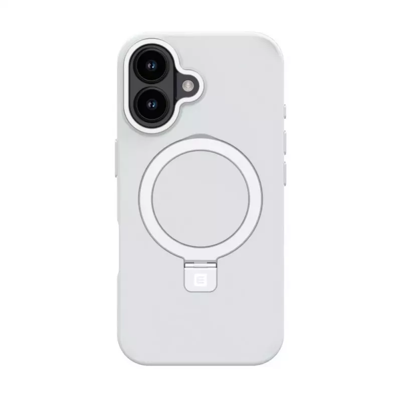 Evelatus Apple iPhone 16 Shield Case MagSafe & Stand Mat Zilver