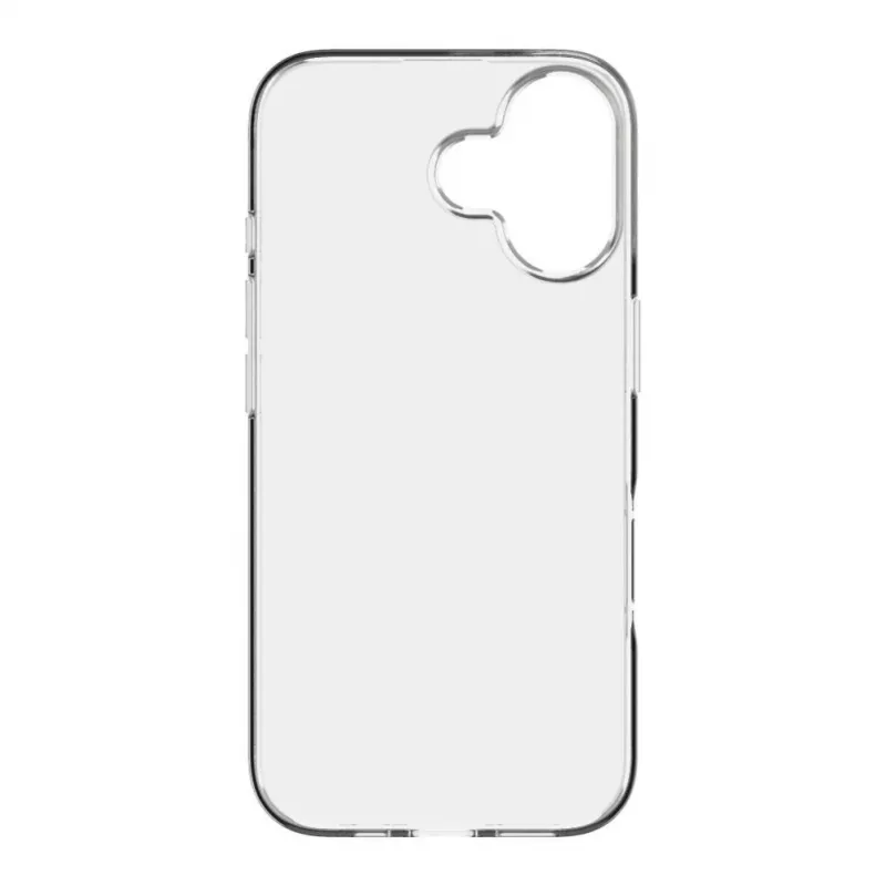 Evelatus Apple iPhone 16 Clear Siliconen Case 1,5mm TPU Transparant
