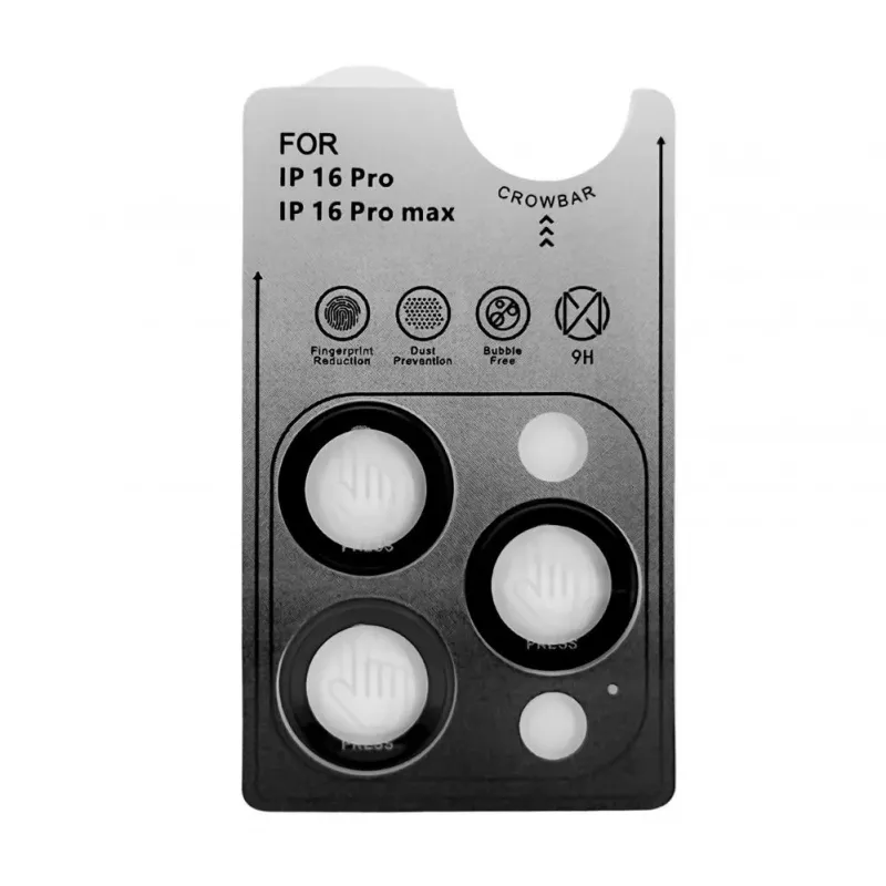 Evelatus Apple iPhone 16 Pro / 16 Pro Max volledige camera lensbeschermer Armor Clear