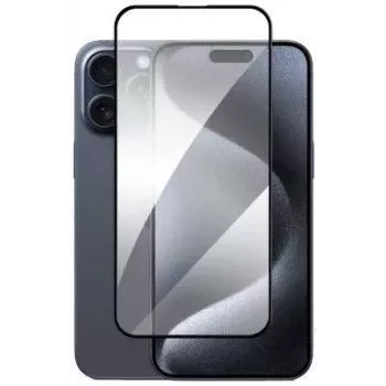 Evelatus Apple iPhone 16 2.5D Full Cover Glass antistatisch licht zwart