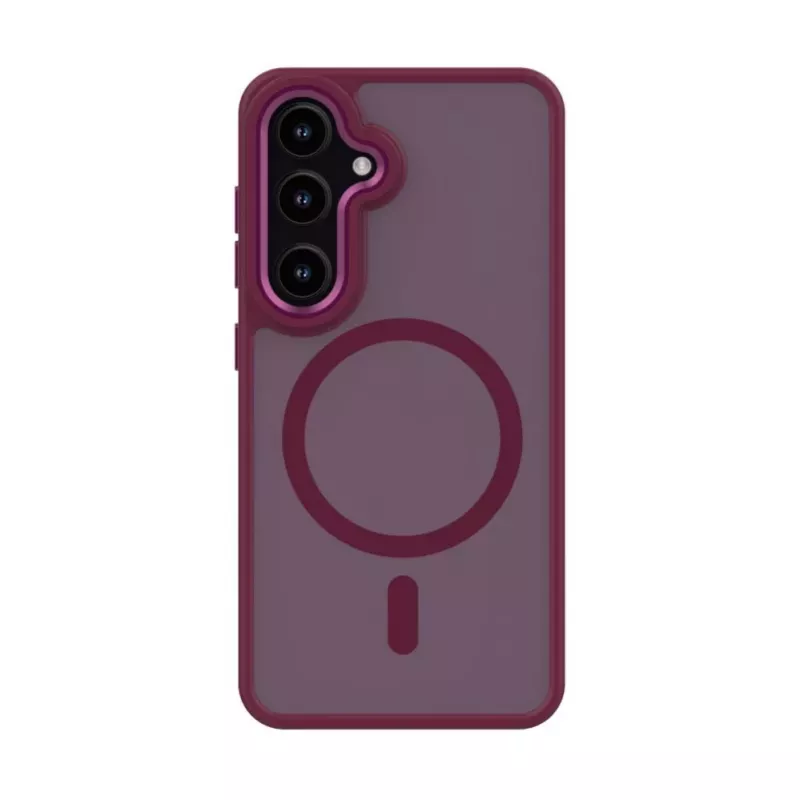 Evelatus Samsung Galaxy S24 Shield Case met MagSafe mat rood