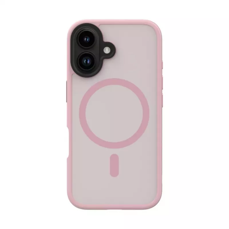 Evelatus Apple iPhone 16 hybride hoes met MagSafe PC+TPU roze