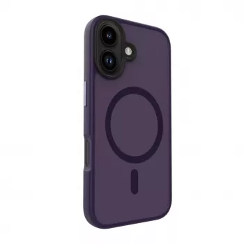 Evelatus Apple iPhone 16 hybride hoes met MagSafe PC+TPU lila