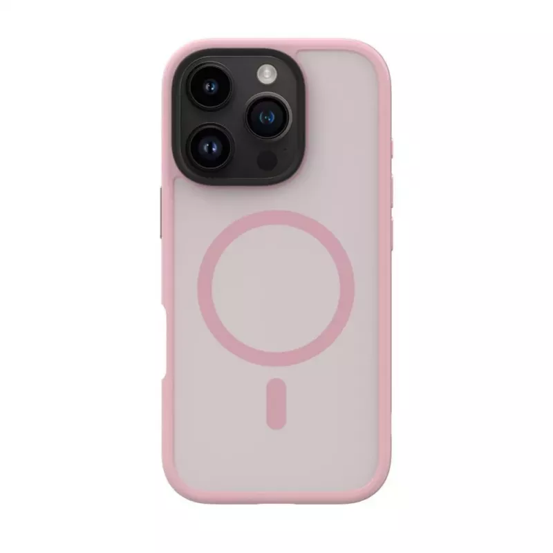 Evelatus Apple iPhone 16 Pro Max hybride hoes met MagSafe PC+TPU roze