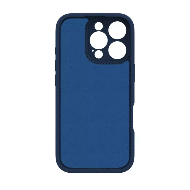 Evelatus Apple iPhone 16 Pro Premium MagSafe met standaard soft touch siliconenhoes donkerblauw
