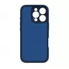 Evelatus Apple iPhone 16 Pro Max Premium MagSafe met standaard soft touch siliconenhoes donkerblauw