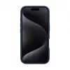 Evelatus Apple iPhone 16 Pro Max Premium MagSafe met standaard soft touch siliconenhoes donkerblauw