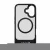 Evelatus Apple iPhone 16 rubber coated MagSafe met standaard hoes zwart