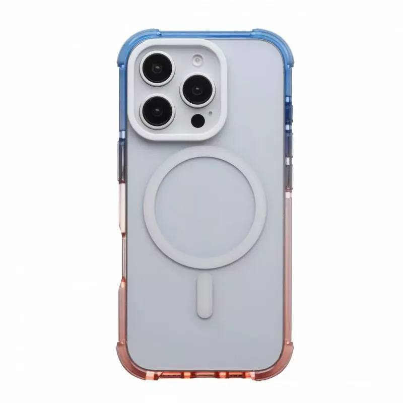 Evelatus Apple iPhone 16 Pro Defender Gradient Color MagSafe blauw roze